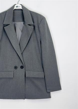 Blazer Ceket Füme 