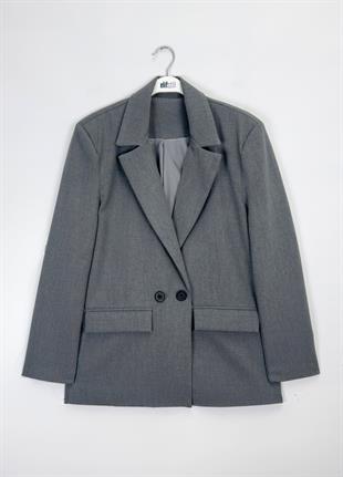 Blazer Ceket Füme 