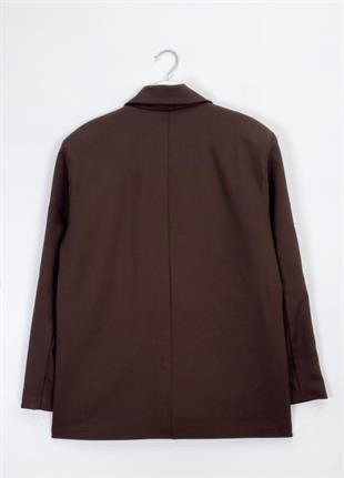 Blazer Ceket Kahve