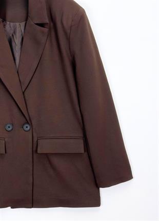 Blazer Ceket Kahve