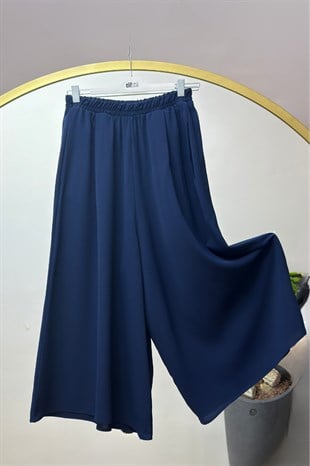 Cepli Etekli Pantolon Lacivert 