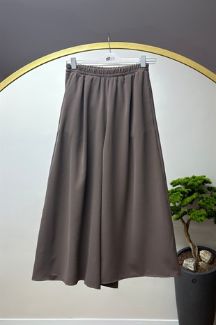 Cepli Etekli Pantolon Vizon 
