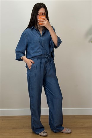 Denim Takım Koyu Mavi 