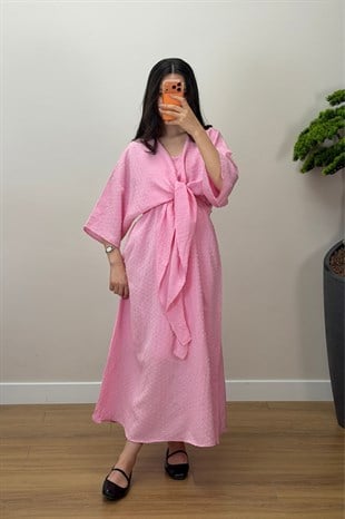 Elbise Takım Pembe 