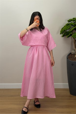 Elbise Takım Pembe 