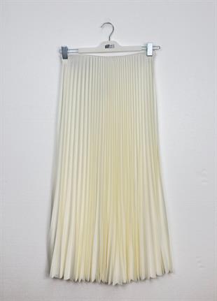 Elisa Piliseli Etek Beyaz