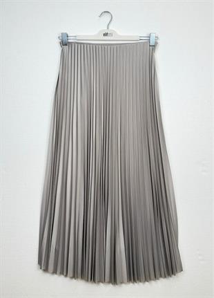 Elisa Piliseli Etek Gri