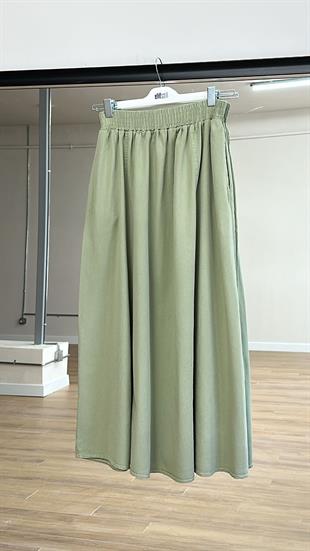 Gabardin Long Etek Çağla 