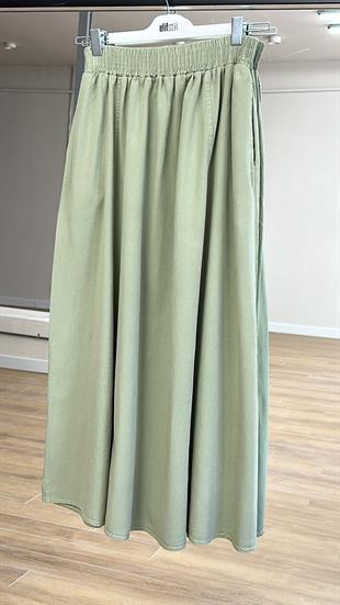 Gabardin Long Etek Çağla 