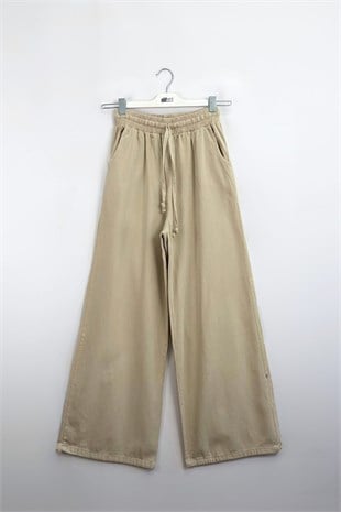 Gabardin Pantolon Bej 