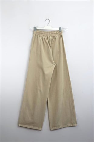 Gabardin Pantolon Bej 