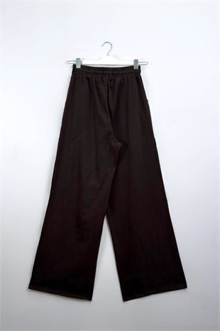 Gabardin Pantolon Kahve 
