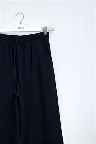 Gabardin Pantolon Siyah 
