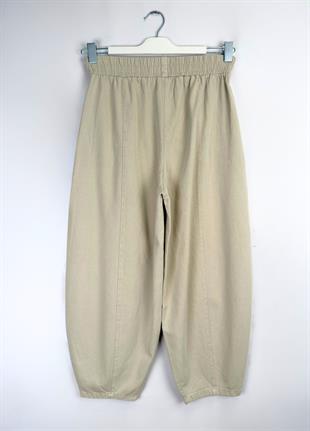 Gabardin Şalvar Pantolon Bej