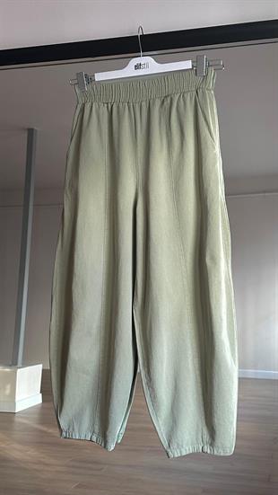 Gabardin Şalvar Pantolon Çağla 