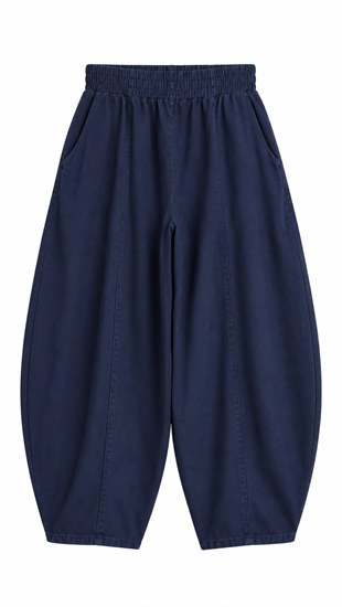 Gabardin Şalvar Pantolon Lacivert 