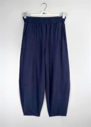 Gabardin Şalvar Pantolon Lacivert 