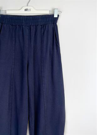 Gabardin Şalvar Pantolon Lacivert 