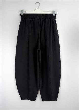Gabardin Şalvar Pantolon Siyah