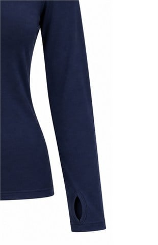 Lira Parmak Geçmeli Body Lacivert 