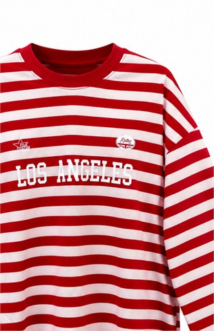 Los Angeles Sweat Kırmızı