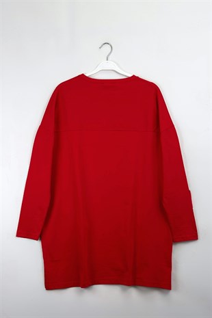 Morocco Sweatshirt Kırmızı