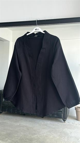Müslin Kimono Siyah 