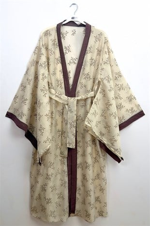 Nakış İşlemeli Kimono Taş 