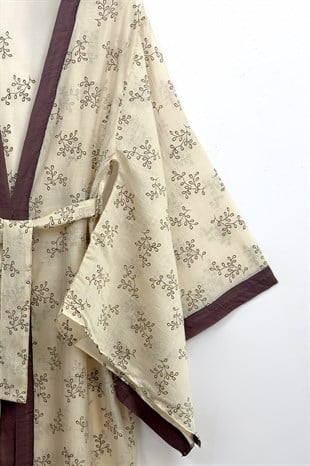 Nakış İşlemeli Kimono Taş 