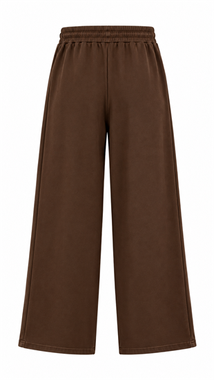 Narda Gabardin Bol Pantolon Kahve  