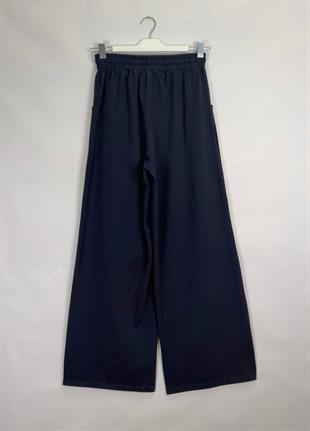 Narda Gabardin Bol Pantolon Lacivert   