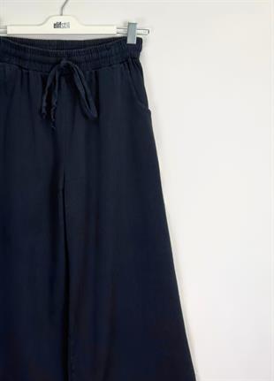 Narda Gabardin Bol Pantolon Lacivert   