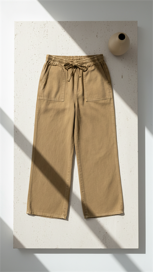 Noya Gabardin Pantolon Camel 