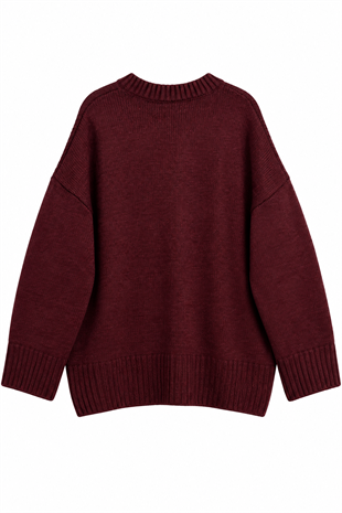 Oversize Kazak Bordo