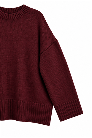 Oversize Kazak Bordo
