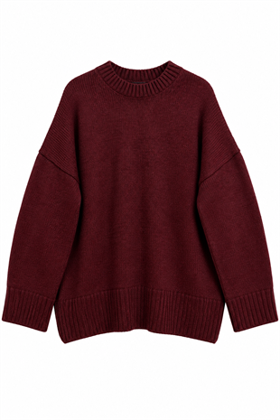 Oversize Kazak Bordo