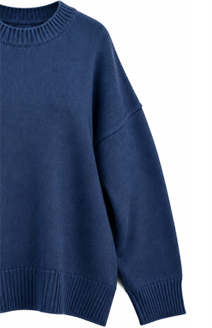 Oversize Kazak İndigo