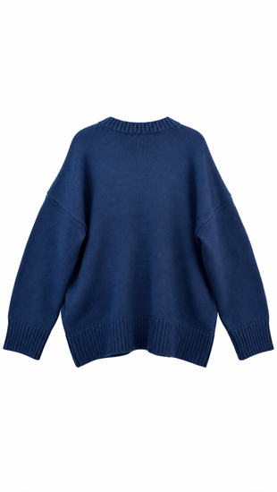 Oversize Kazak İndigo
