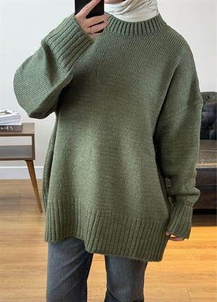 Oversize Kazak Çağla Yeşili