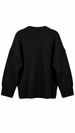 Oversize Kazak Siyah 