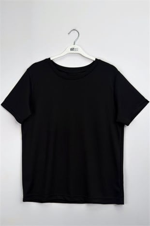 Oys Basıc Tshirt Siyah 