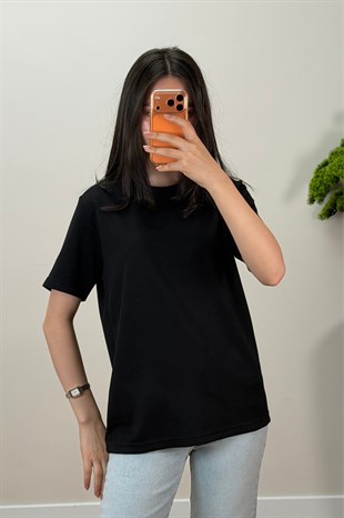 Oys Basıc Tshirt Siyah 
