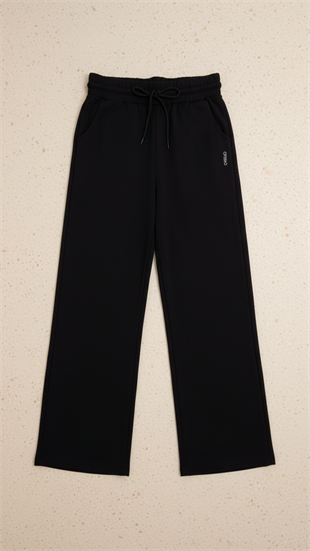 Oys Bol Paça Eşofman Siyah