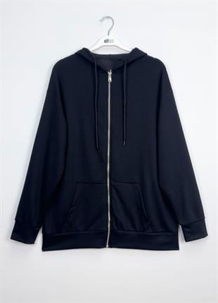 Oys Kapşonlu Sweatshirt Siyah 