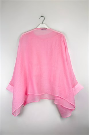Pelerin Bluz Pembe 