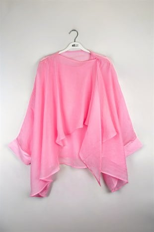 Pelerin Bluz Pembe 