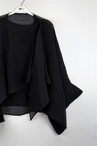Pelerin Bluz Siyah 