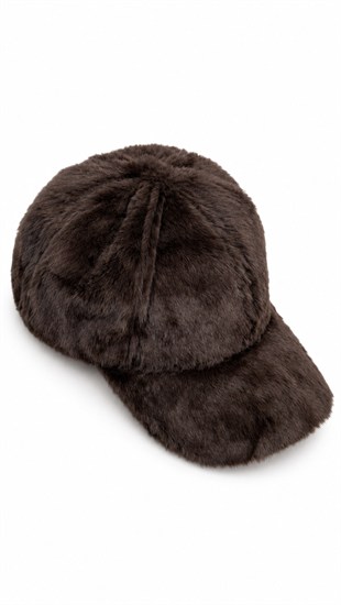 Peluş Şapka Kahve