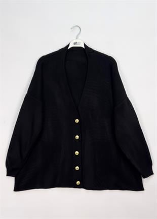 Pera Basic Hırka Siyah