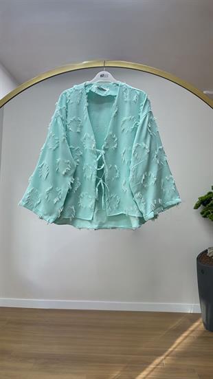 Rumy Kimono Mint Yeşili 